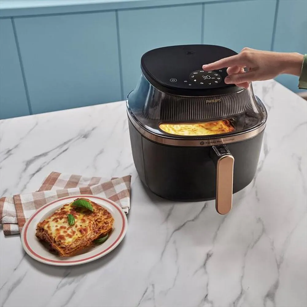 PHILIPS - Friggitrice ad aria AIRFRYER SERIE 3000 NA342/00-Nero