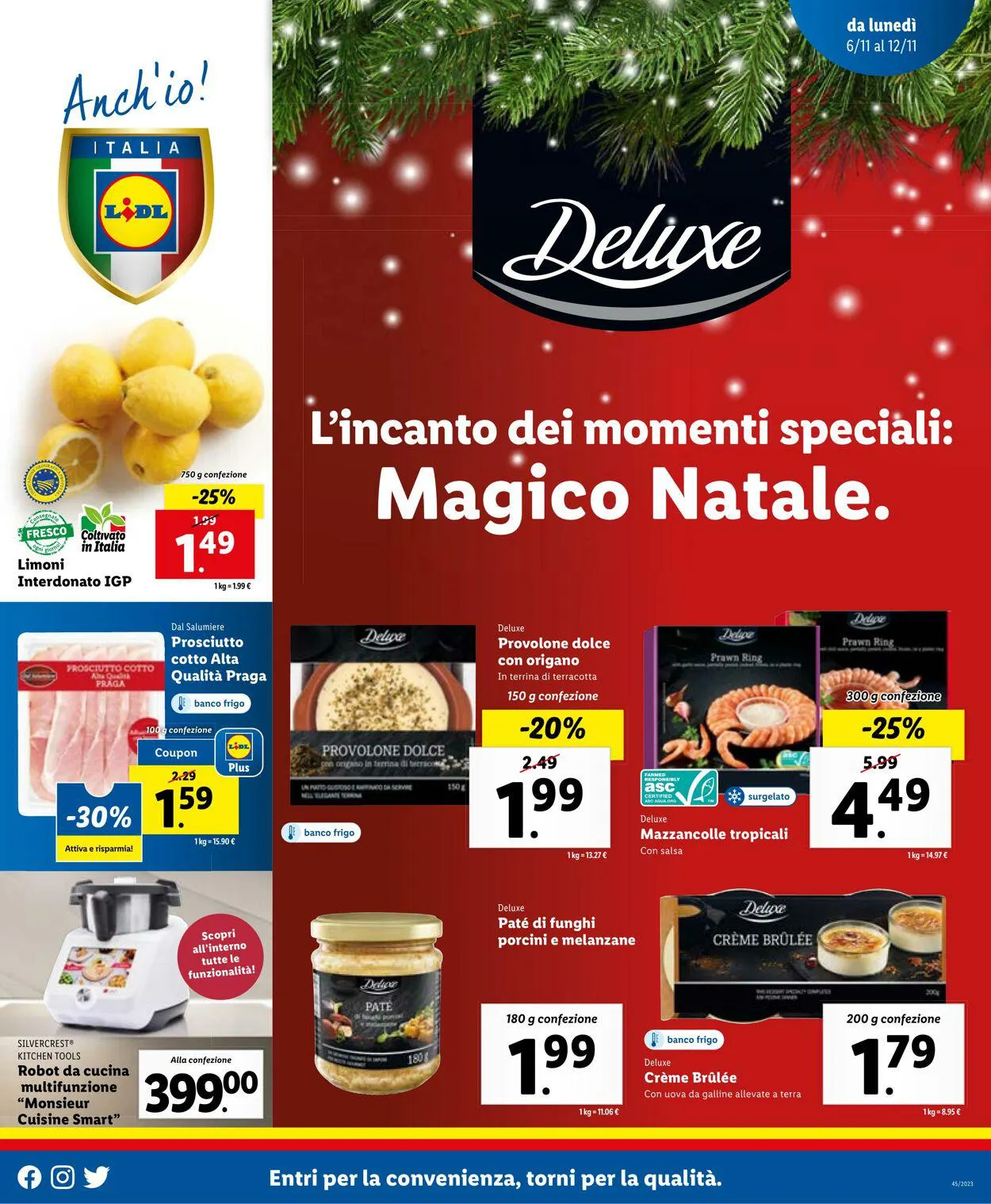 Lidl Volantino attuale da 6 novembre a 12 novembre di 2023 - Pagina del volantino 1