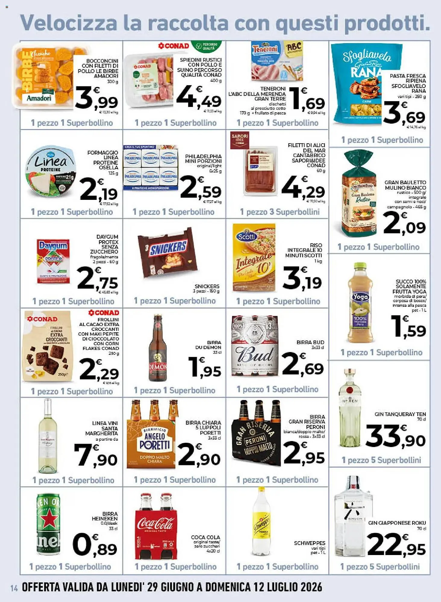 Volantino Conad da 1 luglio a 12 luglio di 2026 - Pagina del volantino 14