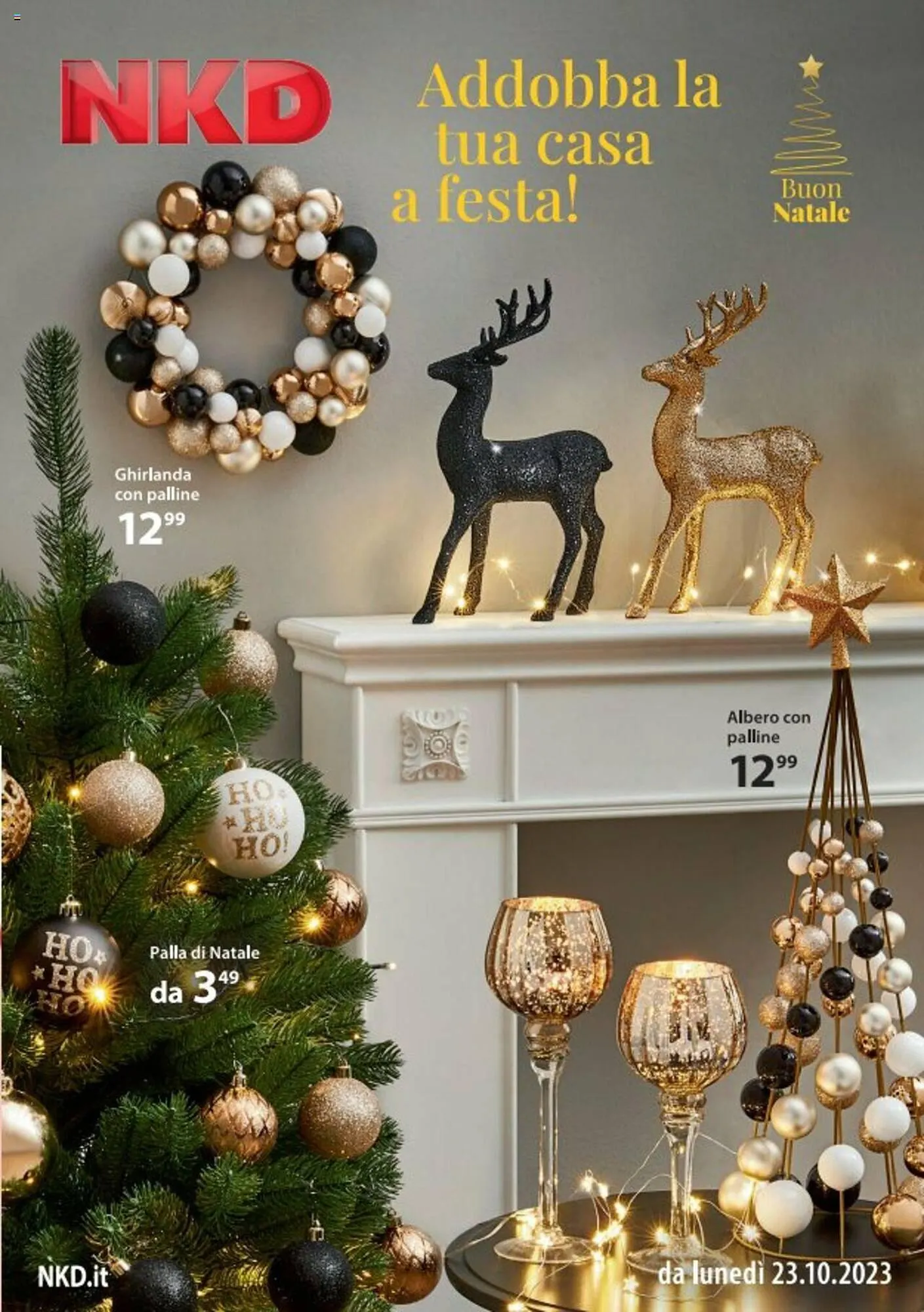 Volantino NKD da 23 ottobre a 24 dicembre di 2023 - Pagina del volantino 1