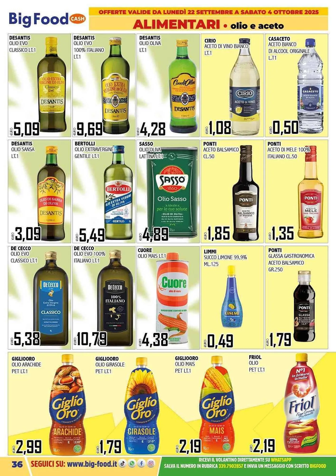 Volantino Big Food da 22 settembre a 4 ottobre di 2025 - Pagina del volantino 36