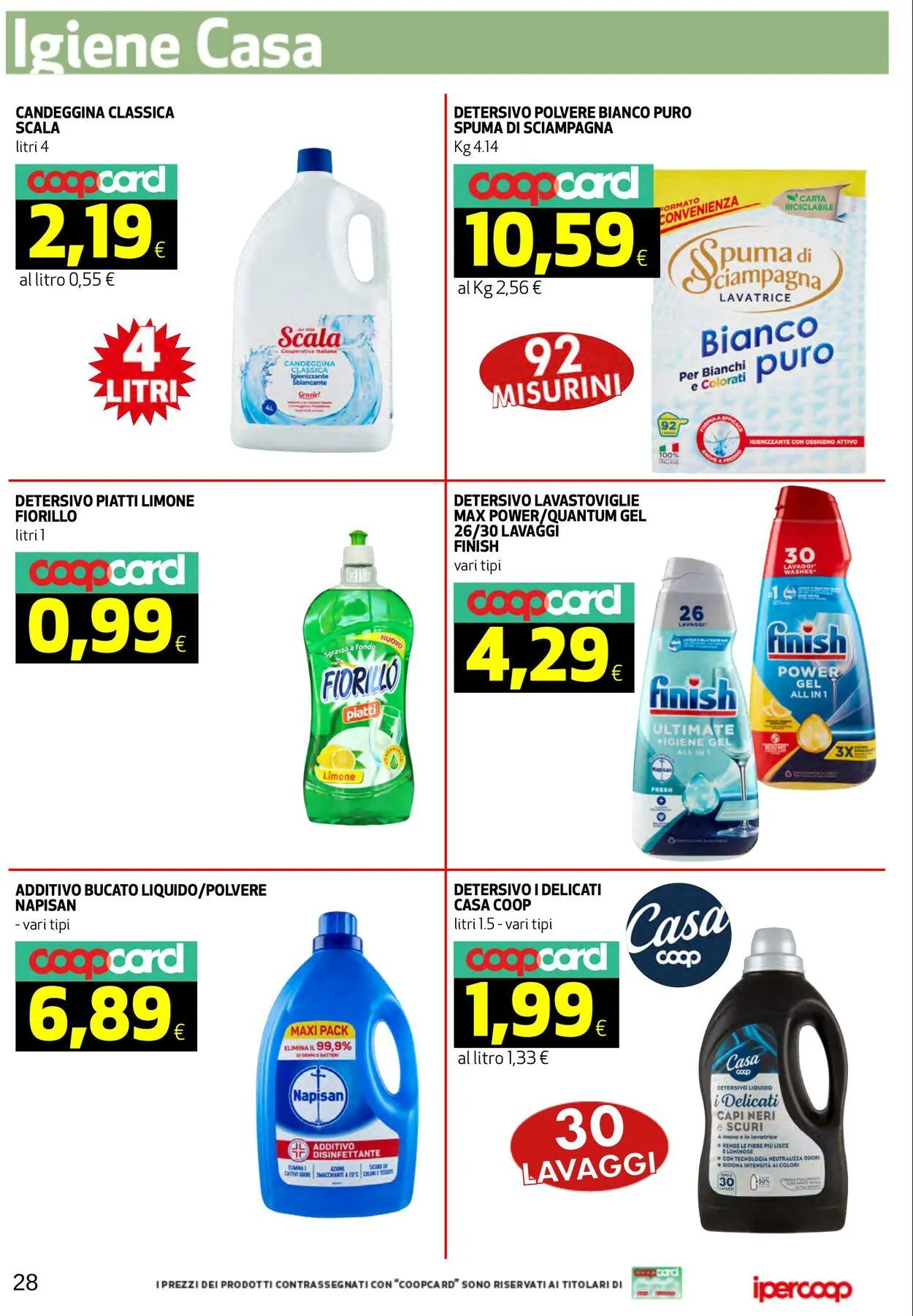 Coop Volantino attuale da 4 giugno a 12 giugno di 2025 - Pagina del volantino 28