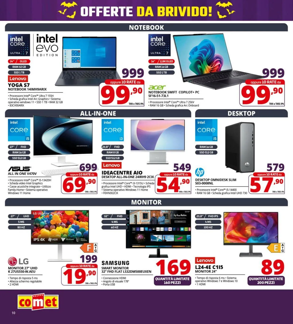 Comet Volantino attuale da 24 ottobre a 30 ottobre di 2025 - Pagina del volantino 10