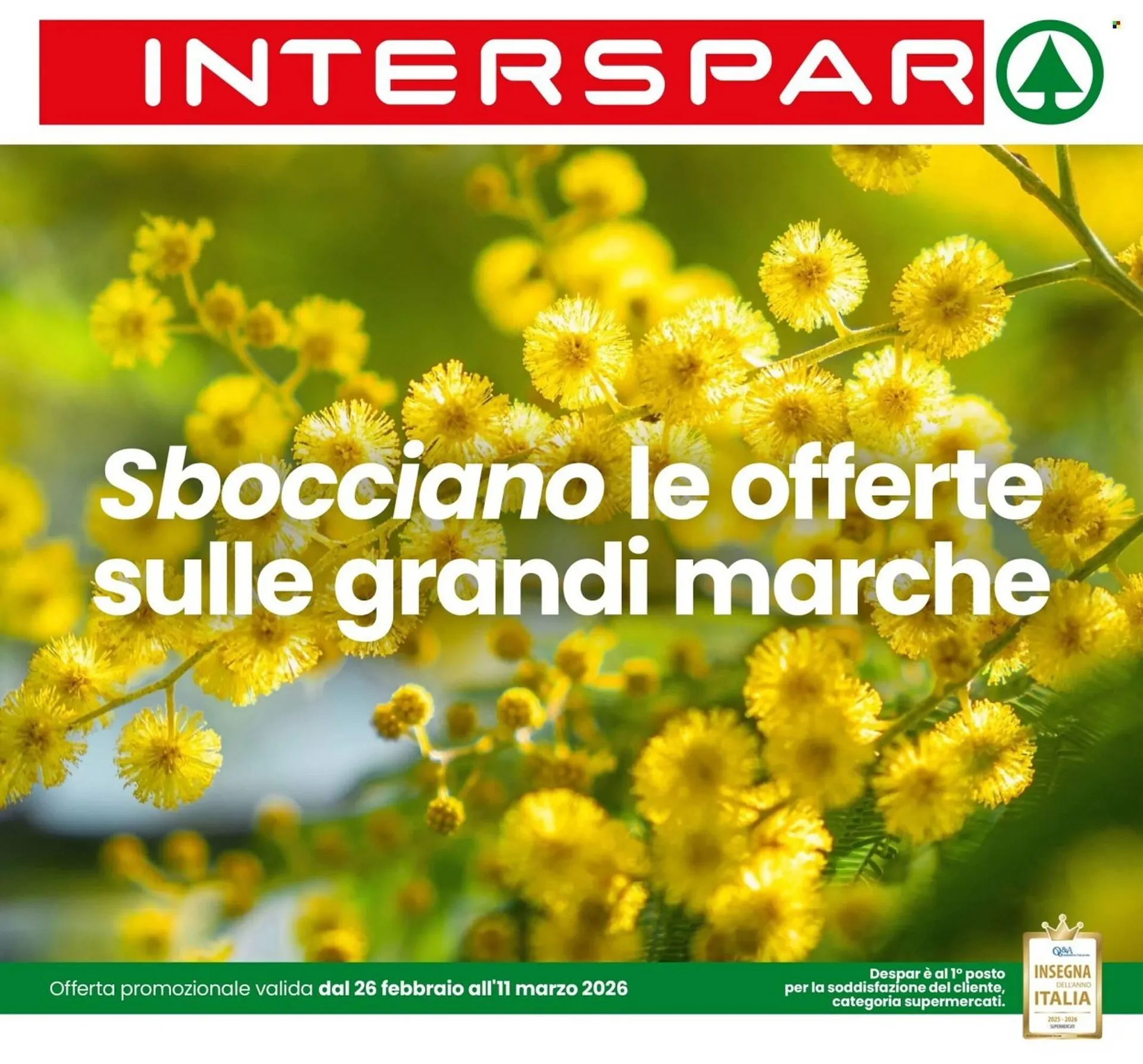 Volantino Interspar da 26 febbraio a 11 marzo di 2026 - Pagina del volantino 1
