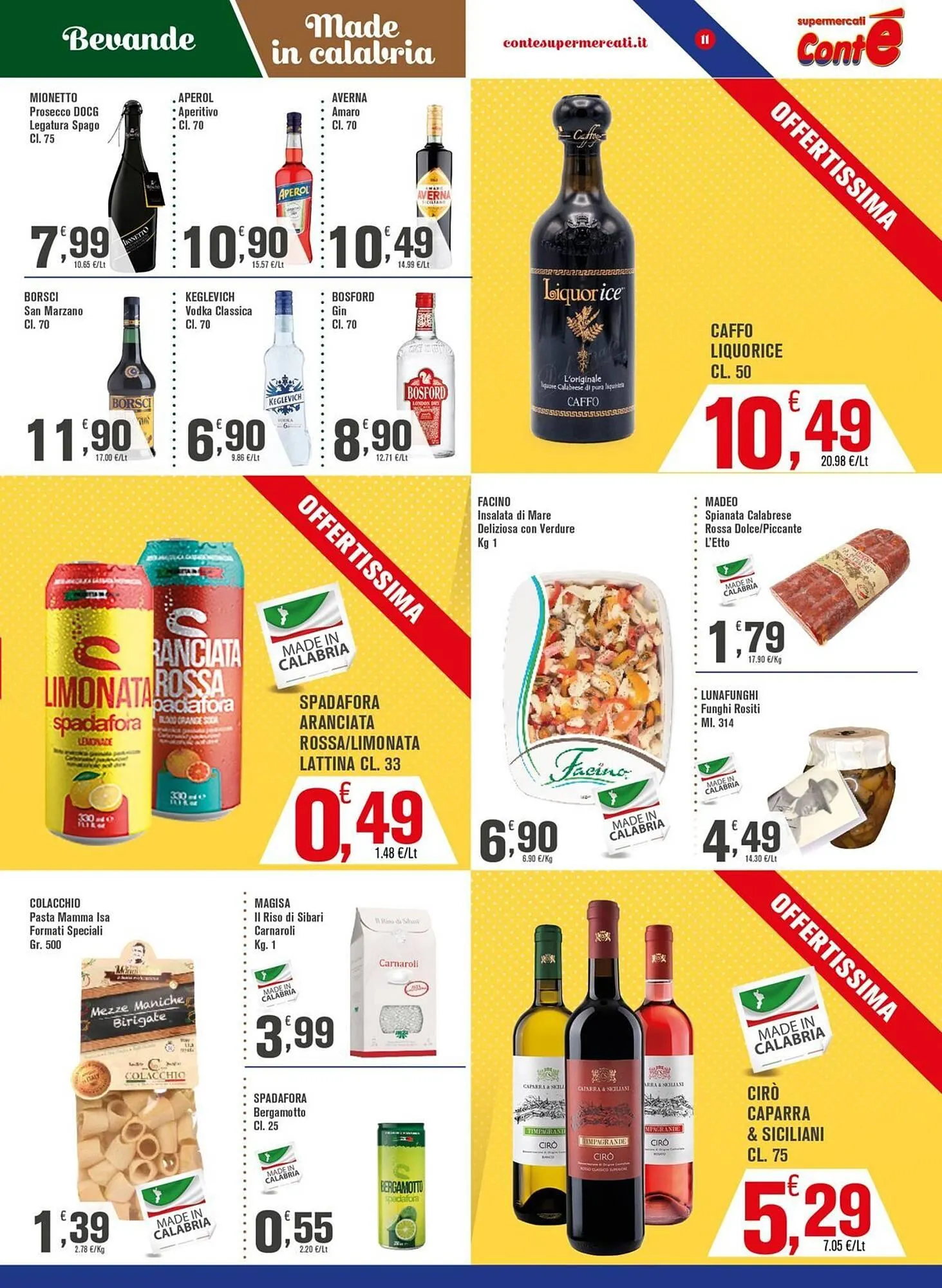 Volantino Conté Supermercati da 21 luglio a 30 luglio di 2025 - Pagina del volantino 11