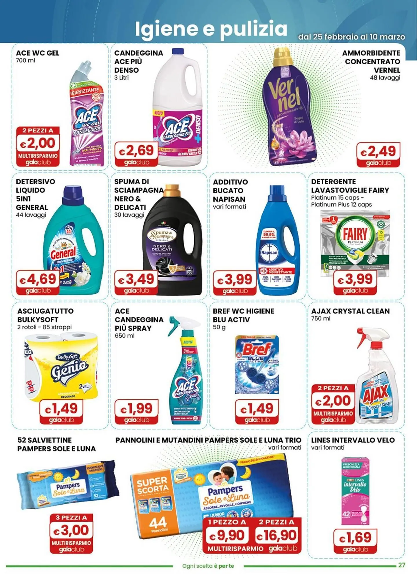 Volantino Gala Supermercati da 25 febbraio a 10 marzo di 2026 - Pagina del volantino 27