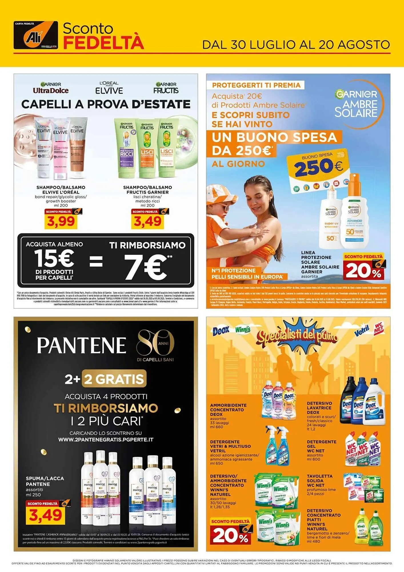 Volantino Alì Supermercati da 30 luglio a 20 agosto di 2025 - Pagina del volantino 4