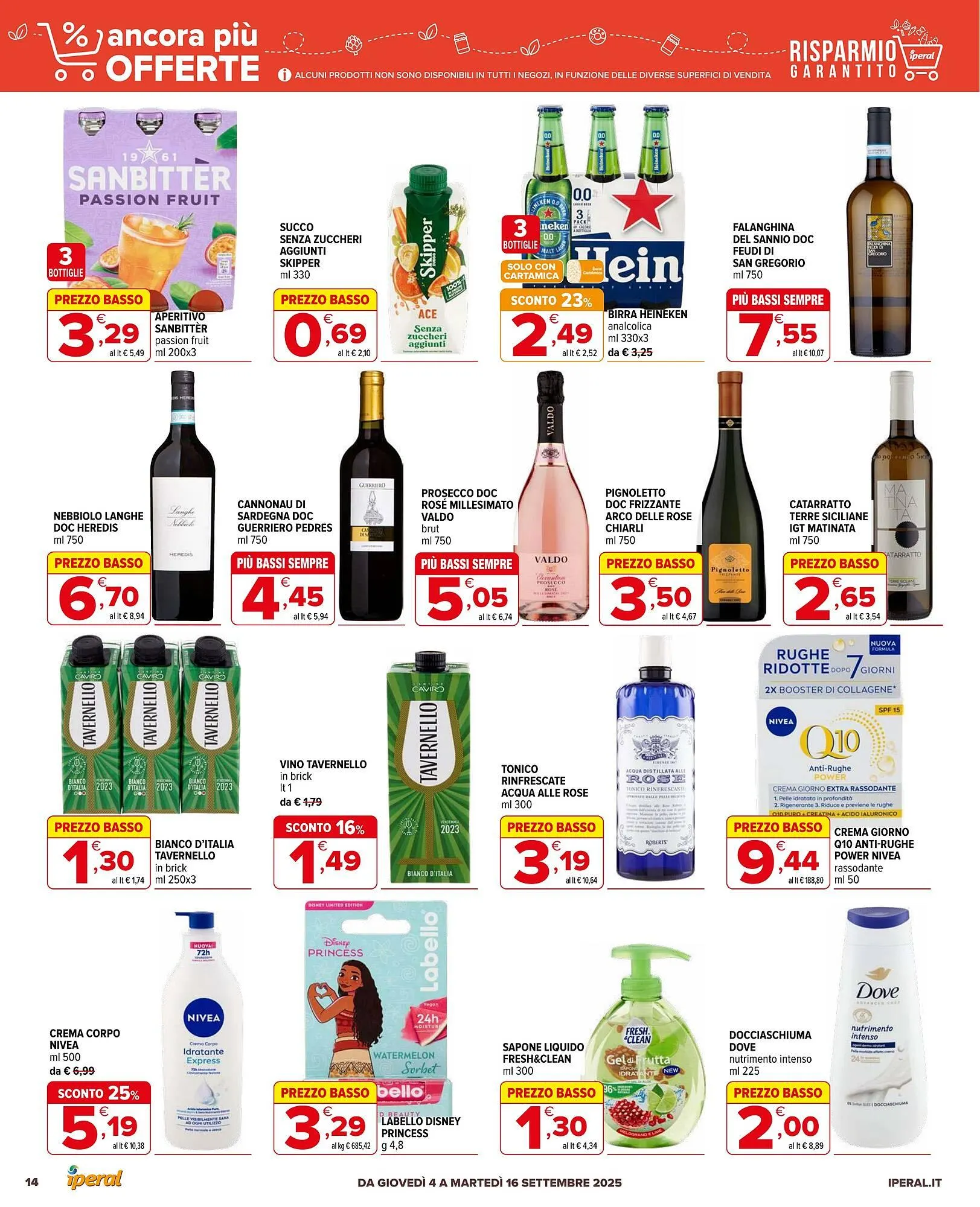 volantino Iperal da 4 settembre a 16 settembre di 2025 - Pagina del volantino 14
