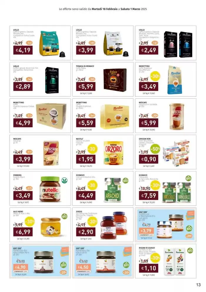 Lo sfizio dell'affettato il sano sapore del mare da 18 febbraio a 1 marzo di 2025 - Pagina del volantino 13