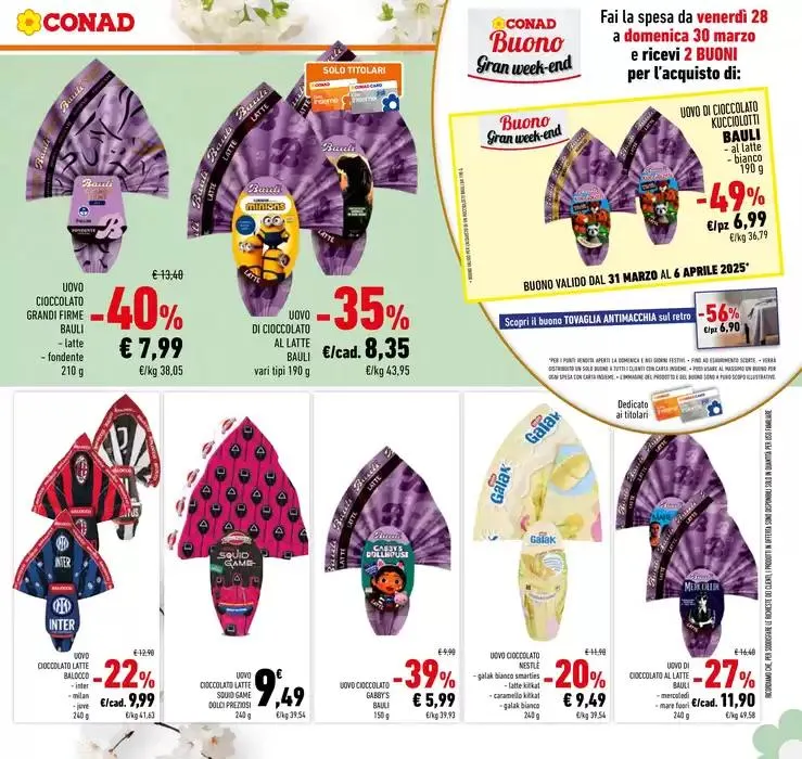 Sconti Fino al 50% da 26 marzo a 8 aprile di 2025 - Pagina del volantino 3