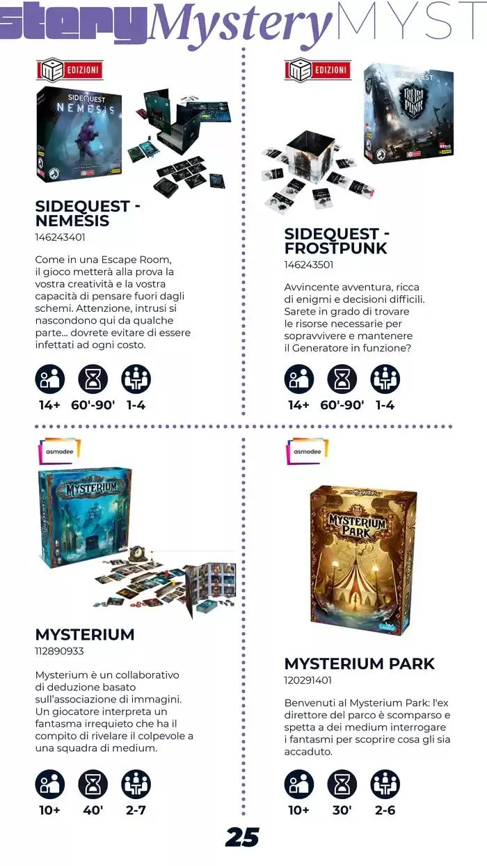 Catalogo Giochi di Società da 1 marzo a 15 marzo di 2025 - Pagina del volantino 25