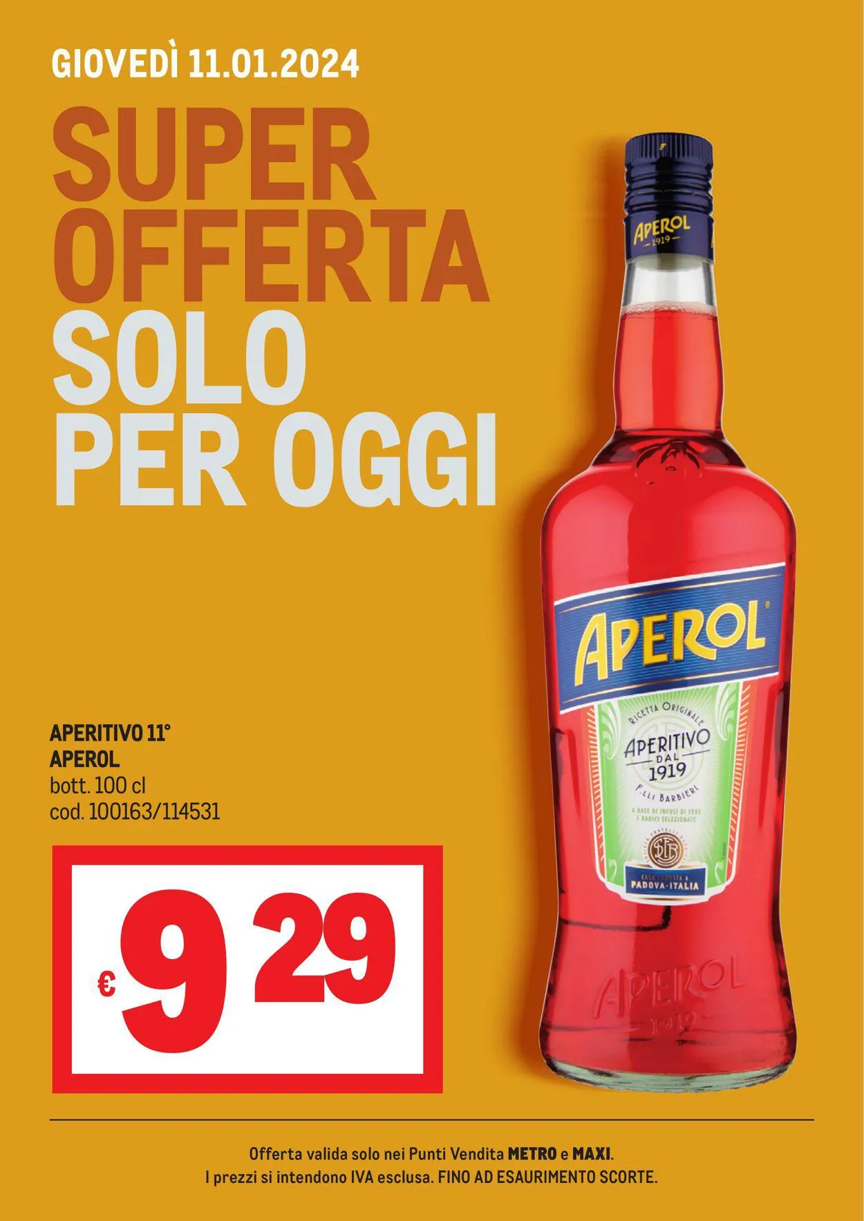 Metro Volantino attuale da 17 luglio a 31 luglio di 2024 - Pagina del volantino 1