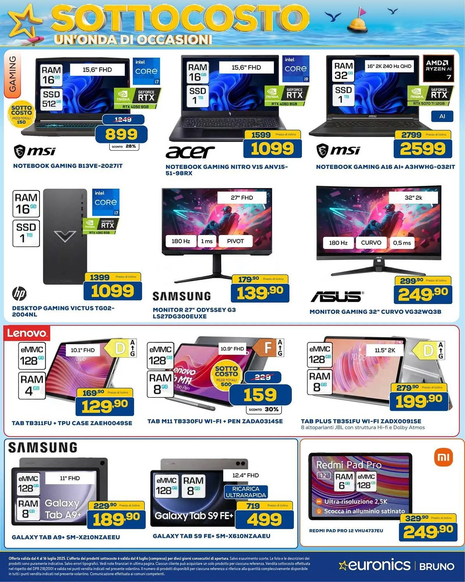 Volantino Euronics da 4 luglio a 16 luglio di 2025 - Pagina del volantino 25