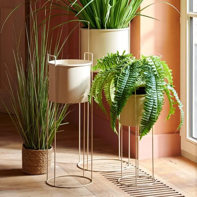 PLUTO crema H 80 cm - Ø 28 cm