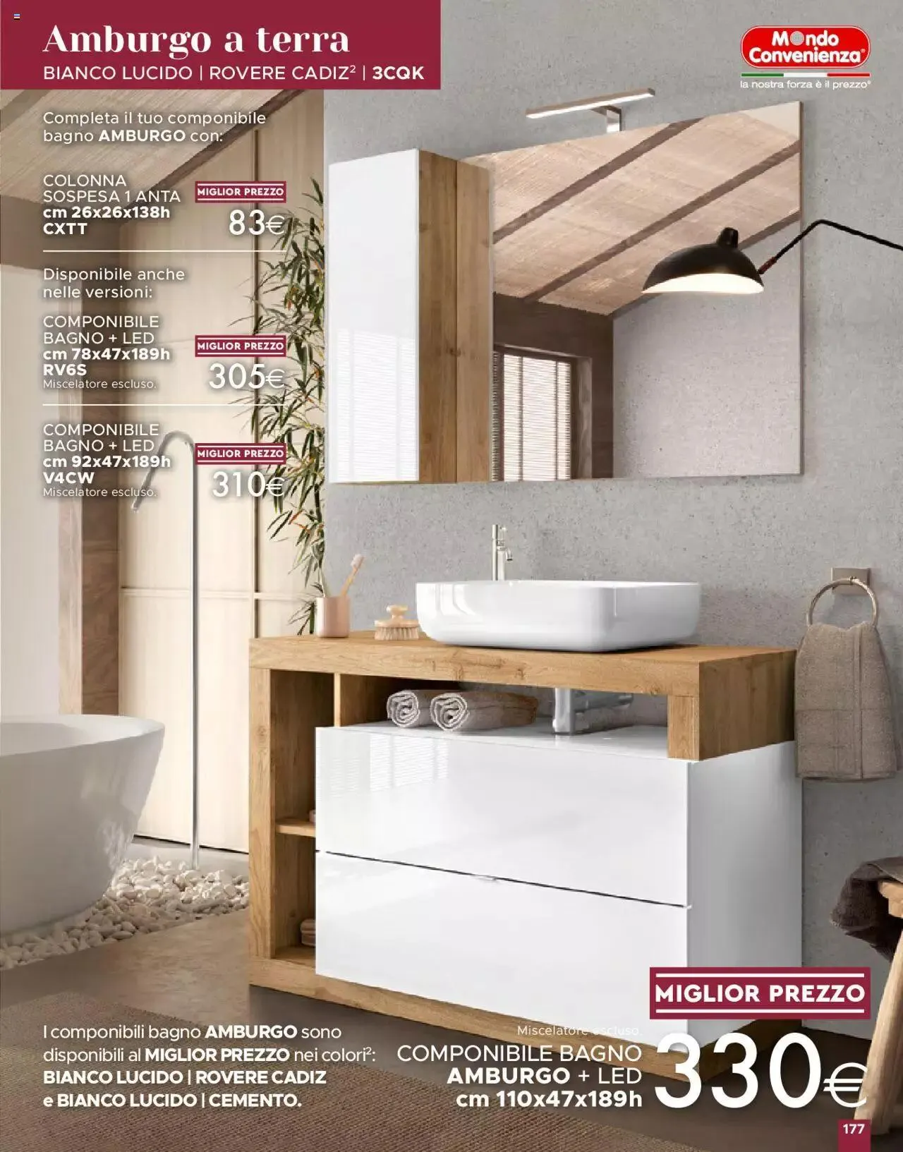 Volantino Mondo Convenienza da 1 ottobre a 31 dicembre di 2023 - Pagina del volantino 179