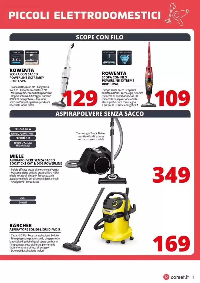 Speciale Piccoli Elettrodomestici da Comet! da 20 marzo a 2 aprile di 2025 - Pagina del volantino 5