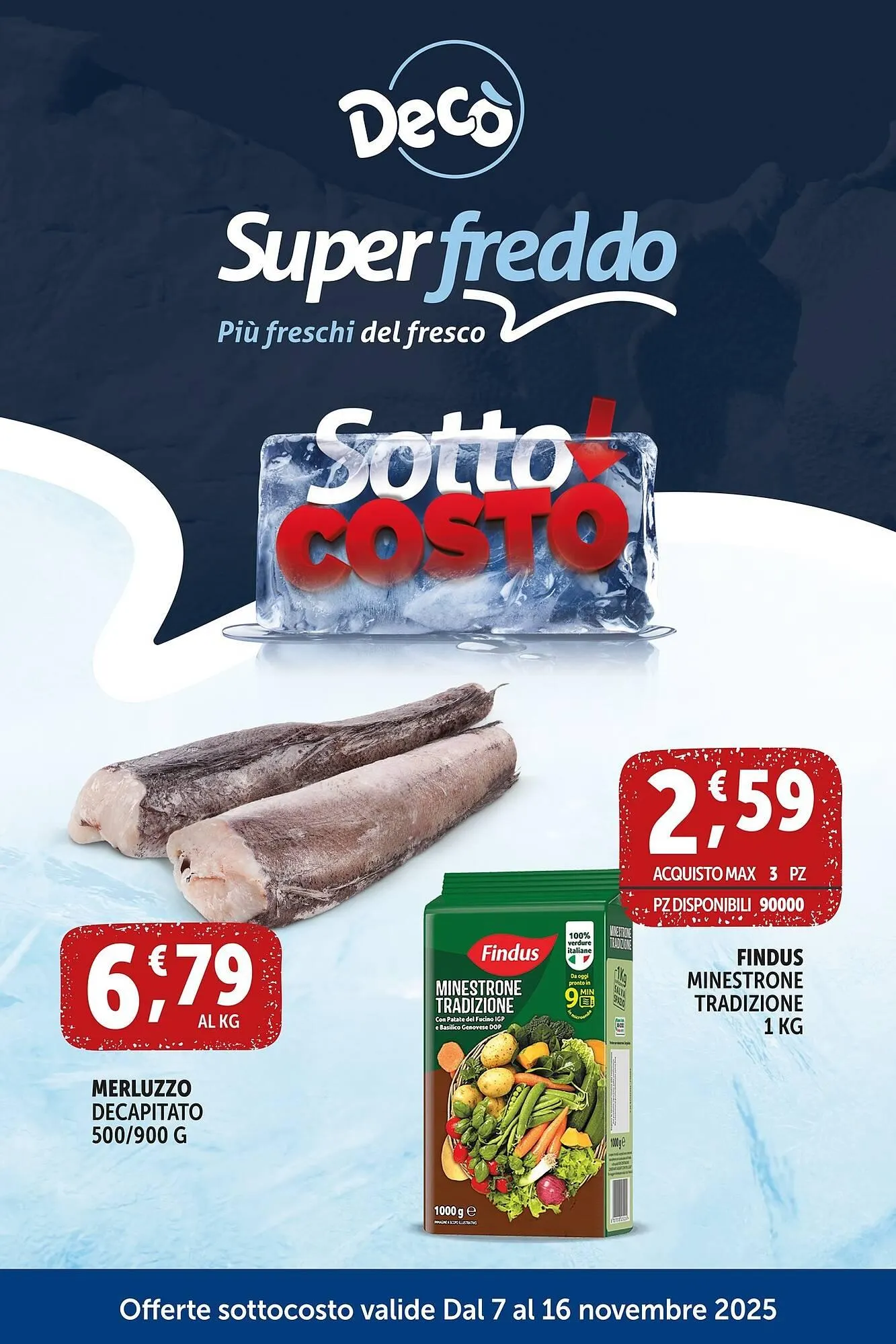 Volantino Deco Supermercati da 9 novembre a 16 novembre di 2025 - Pagina del volantino 1