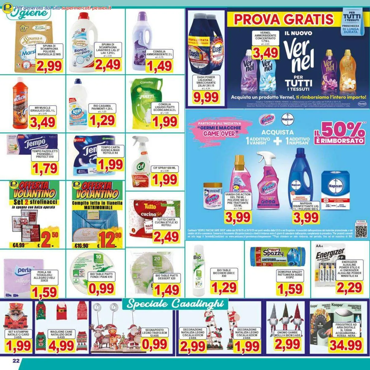 Pewex Volantino attuale da 29 ottobre a 6 novembre di 2025 - Pagina del volantino 22