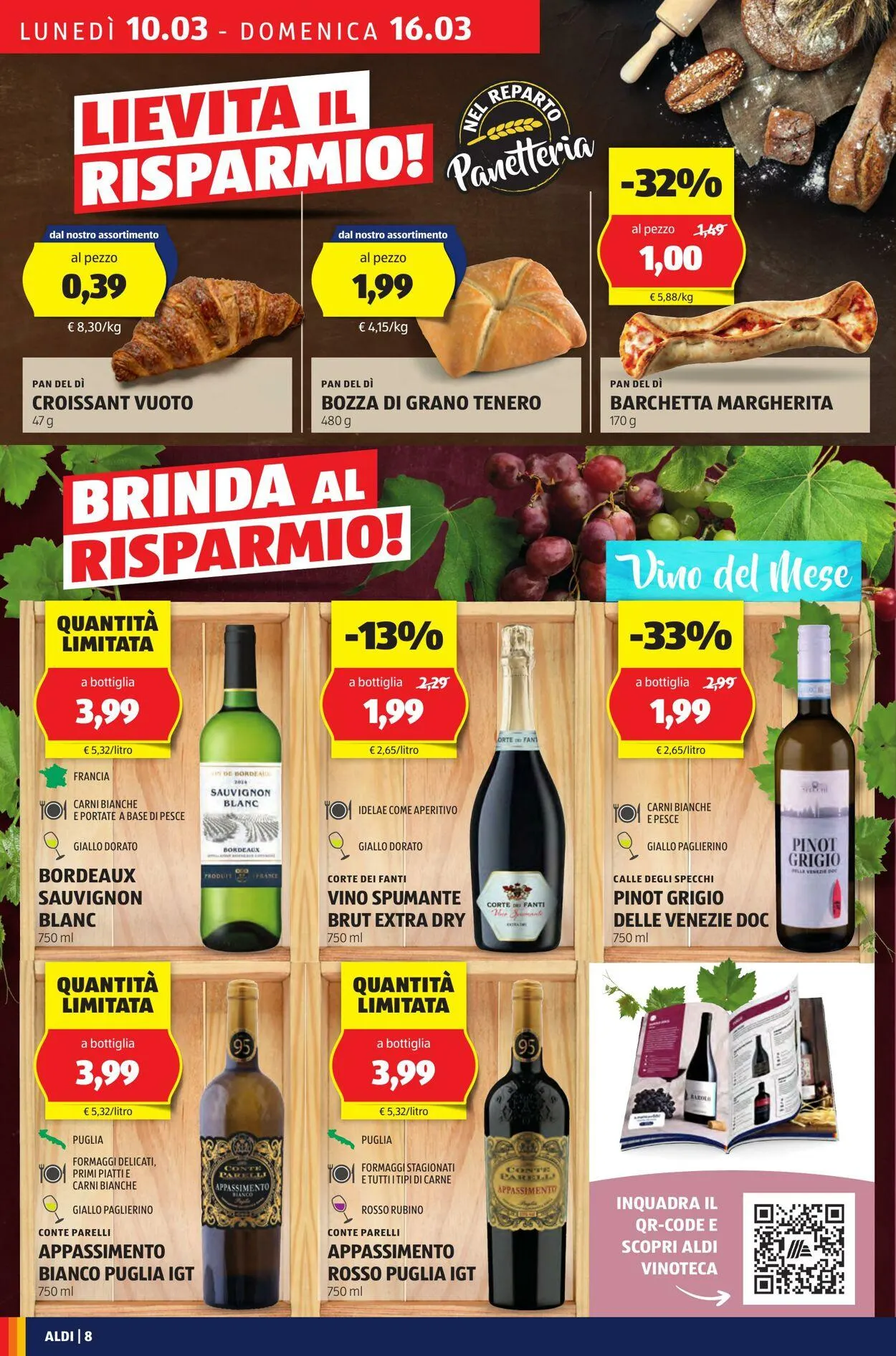 Aldi Volantino attuale da 10 marzo a 16 marzo di 2025 - Pagina del volantino 8
