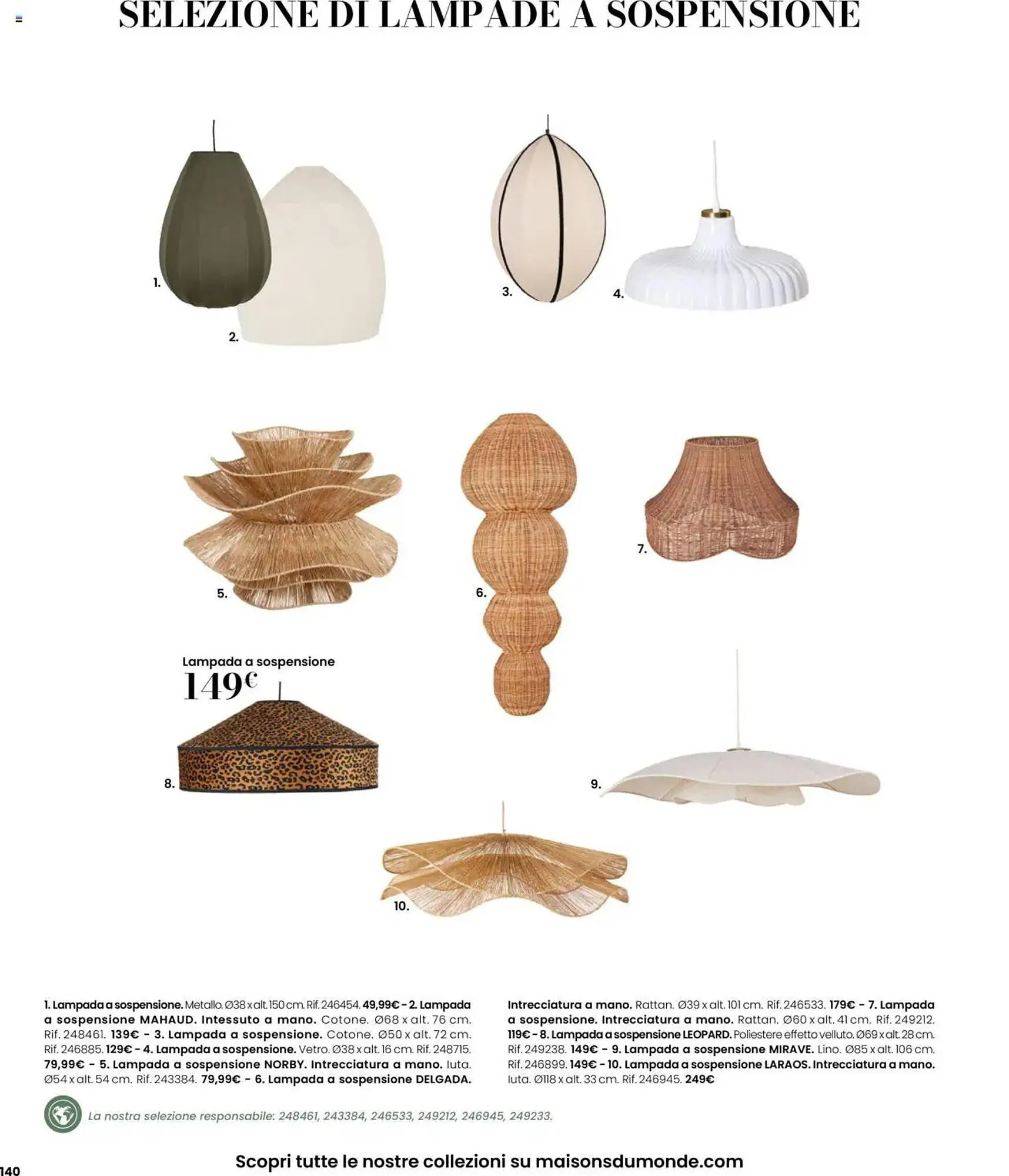 Volantino Maisons du Monde da 27 agosto a 28 febbraio di 2026 - Pagina del volantino 140