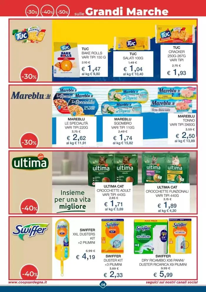 -30% 40% 50% sulle grandi marche da 7 maggio a 17 maggio di 2025 - Pagina del volantino 8