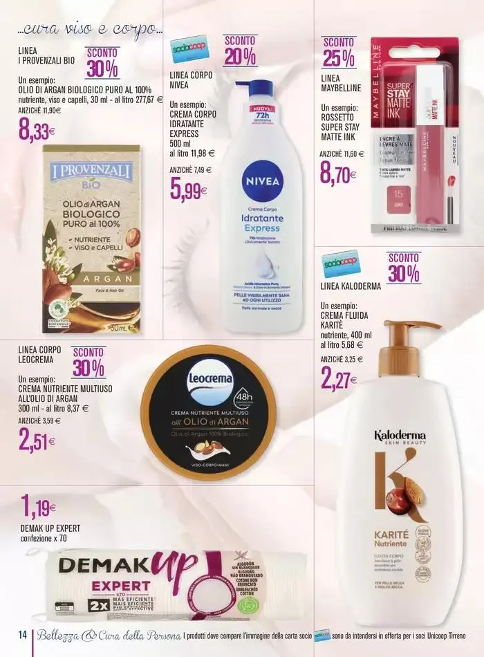 Bellezza& cura della persona da 27 marzo a 19 aprile di 2025 - Pagina del volantino 14