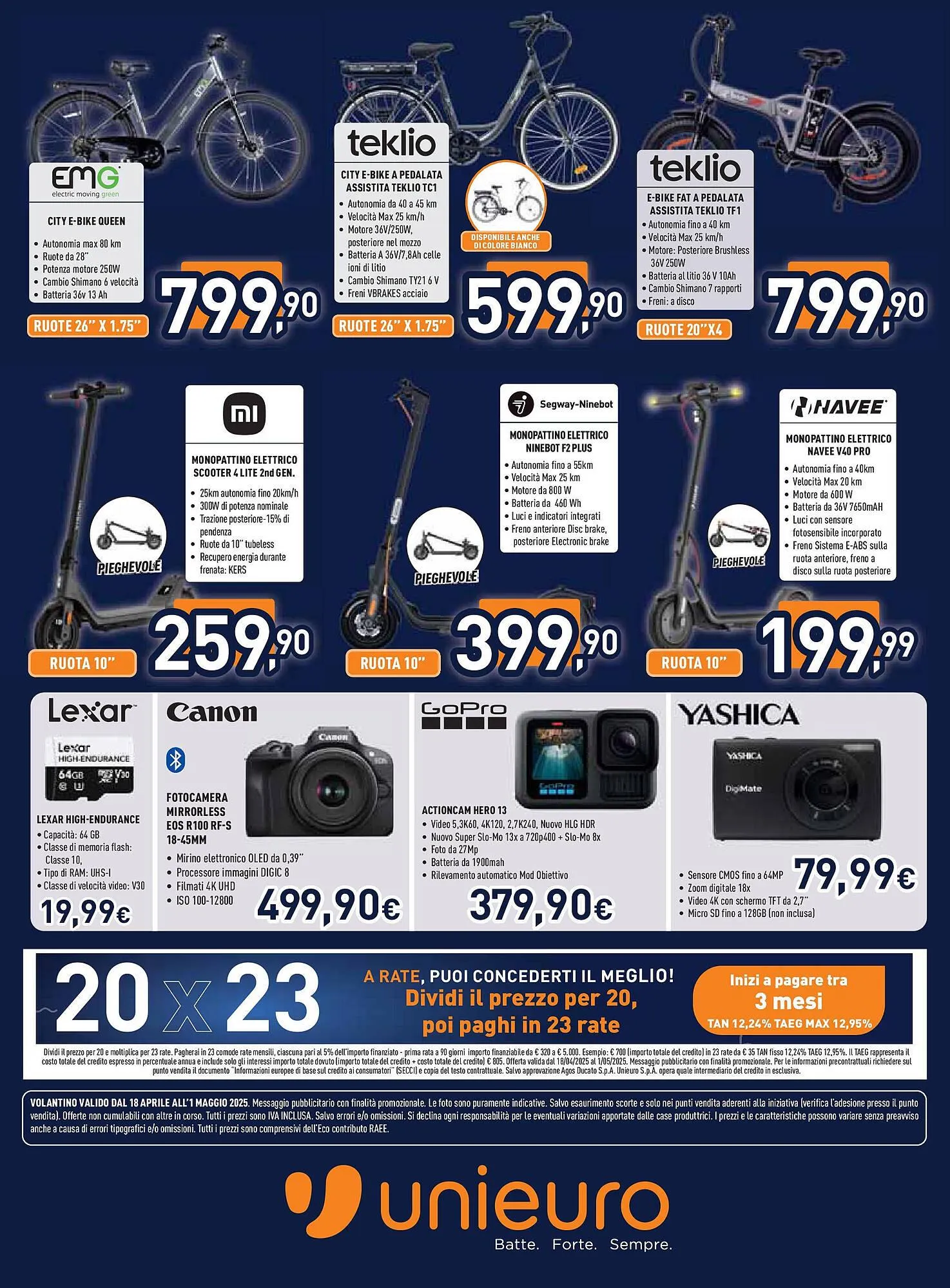 Volantino Unieuro da 17 aprile a 1 maggio di 2025 - Pagina del volantino 27