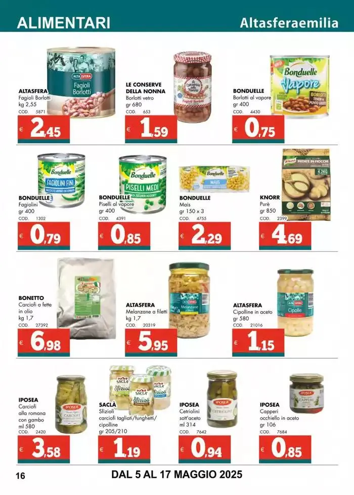 Speciale pizzeria! da 5 maggio a 17 maggio di 2025 - Pagina del volantino 16