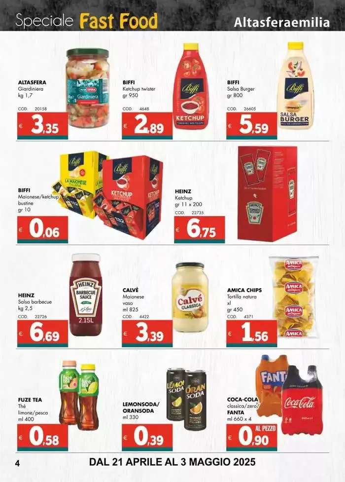 Speciale fast food da 22 aprile a 3 maggio di 2025 - Pagina del volantino 4