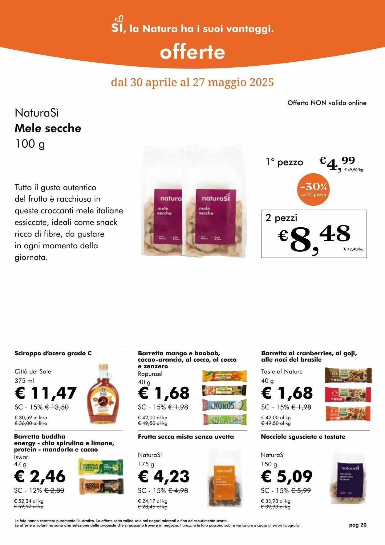 Natura Sì Volantino attuale da 27 maggio a 10 giugno di 2025 - Pagina del volantino 20