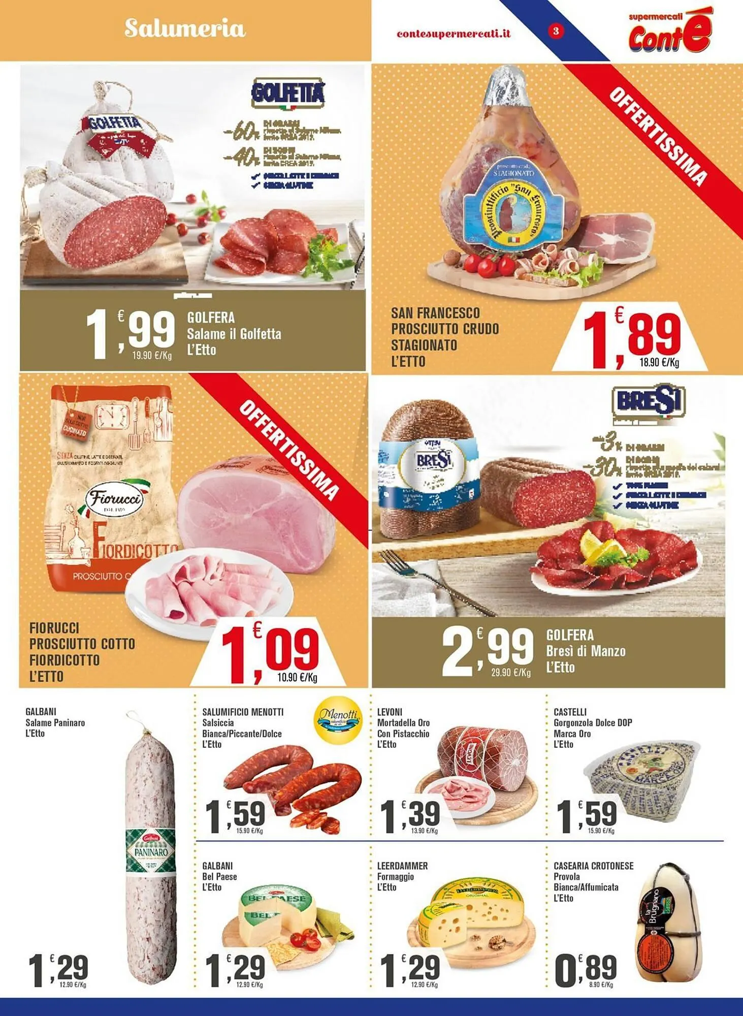 Volantino Conté Supermercati da 21 luglio a 30 luglio di 2025 - Pagina del volantino 3