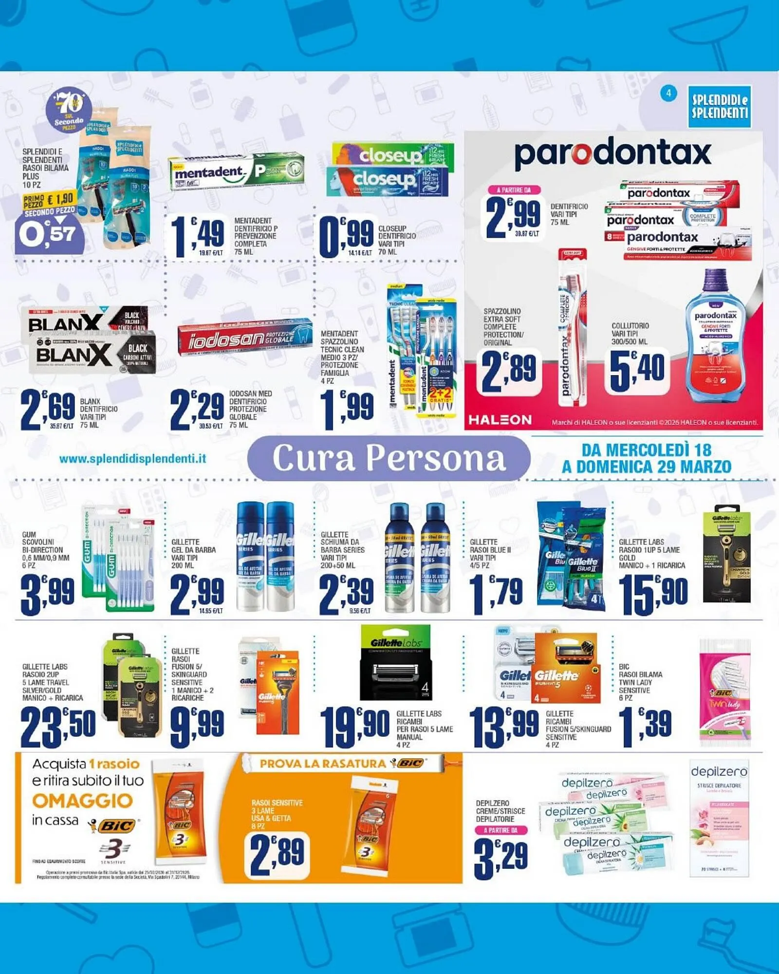 Volantino Splendidi e Splendenti da 18 marzo a 29 marzo di 2026 - Pagina del volantino 4