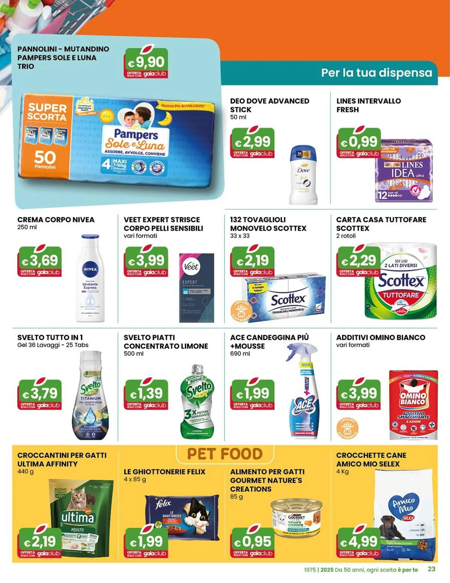 Volantino Gala Supermercati da 24 settembre a 7 ottobre di 2025 - Pagina del volantino 23