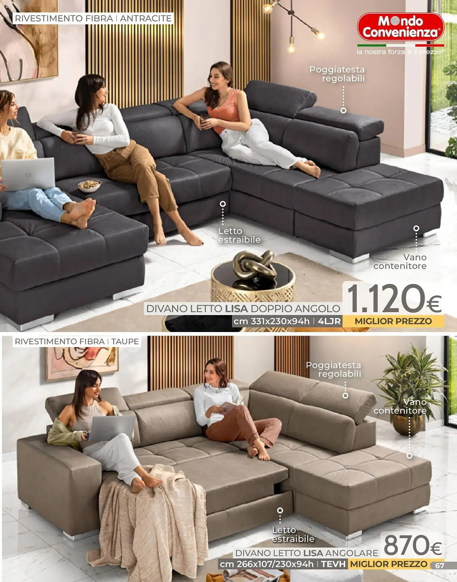 Volantino Mondo Convenienza da 4 gennaio a 31 gennaio di 2026 - Pagina del volantino 67