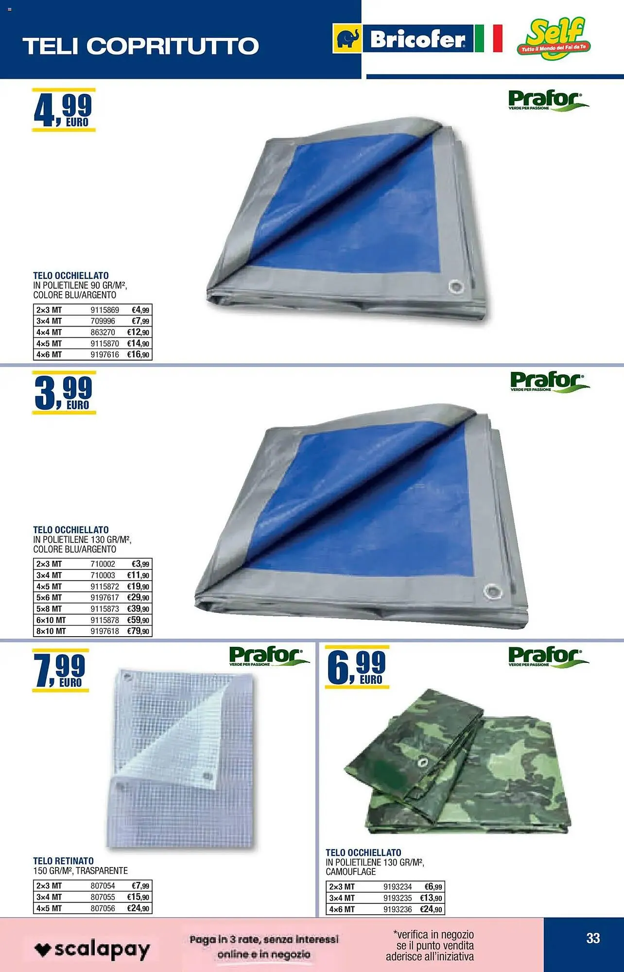 Volantino Self da 22 ottobre a 28 febbraio di 2026 - Pagina del volantino 33