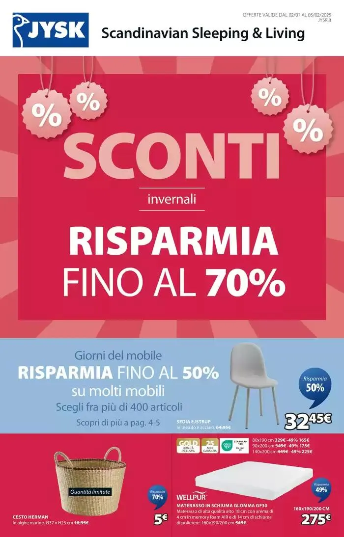 Sconti invernali da 2 gennaio a 5 febbraio di 2025 - Pagina del volantino 1