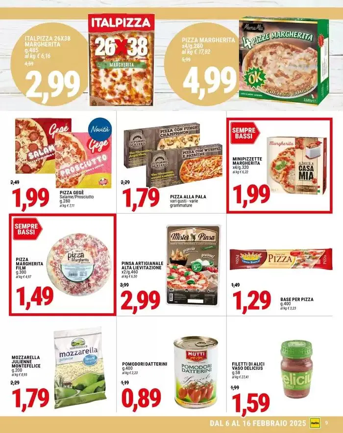 Carrello convenienza da 6 febbraio a 16 febbraio di 2025 - Pagina del volantino 9