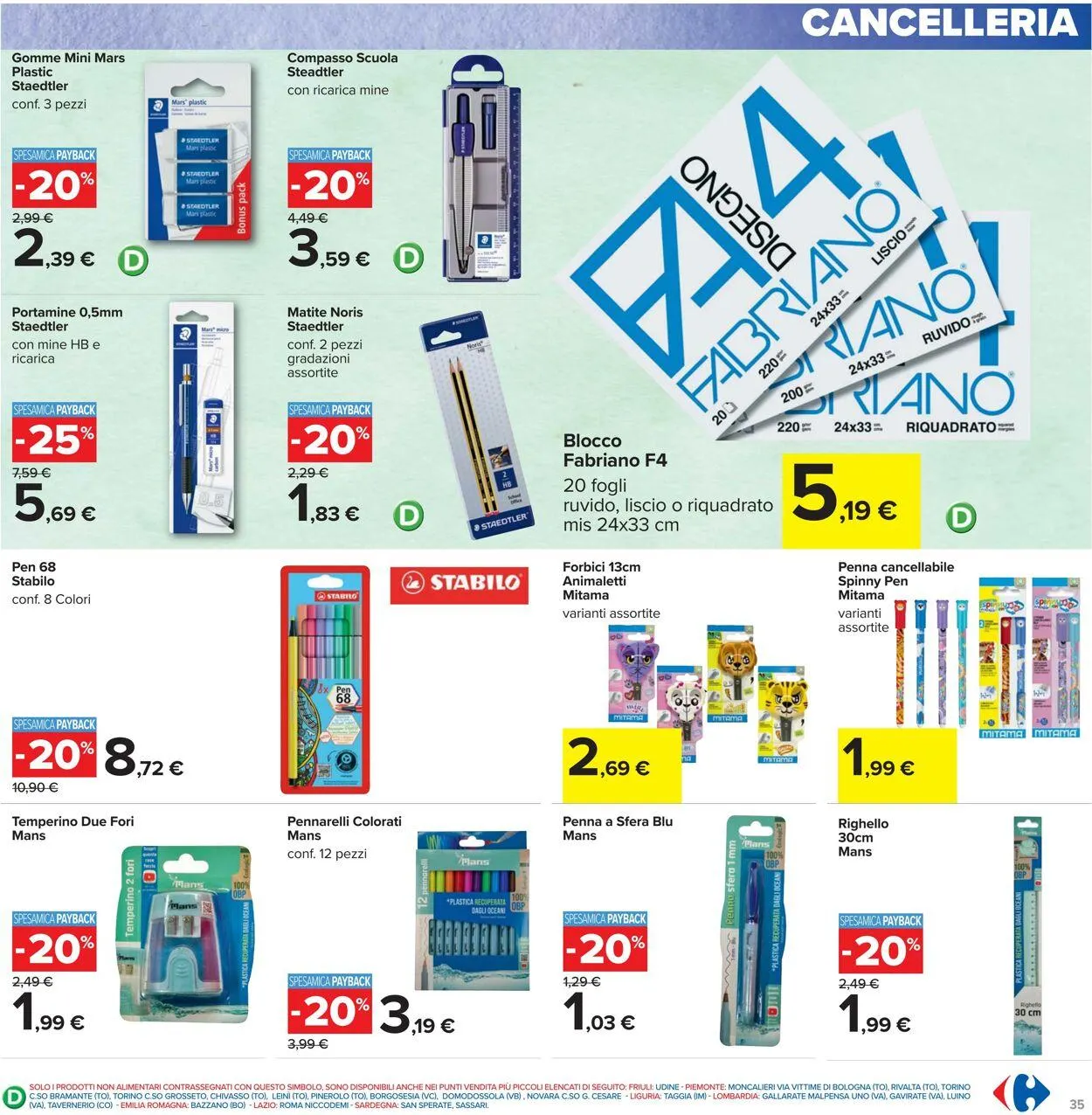 Carrefour Volantino attuale da 5 settembre a 14 settembre di 2025 - Pagina del volantino 35