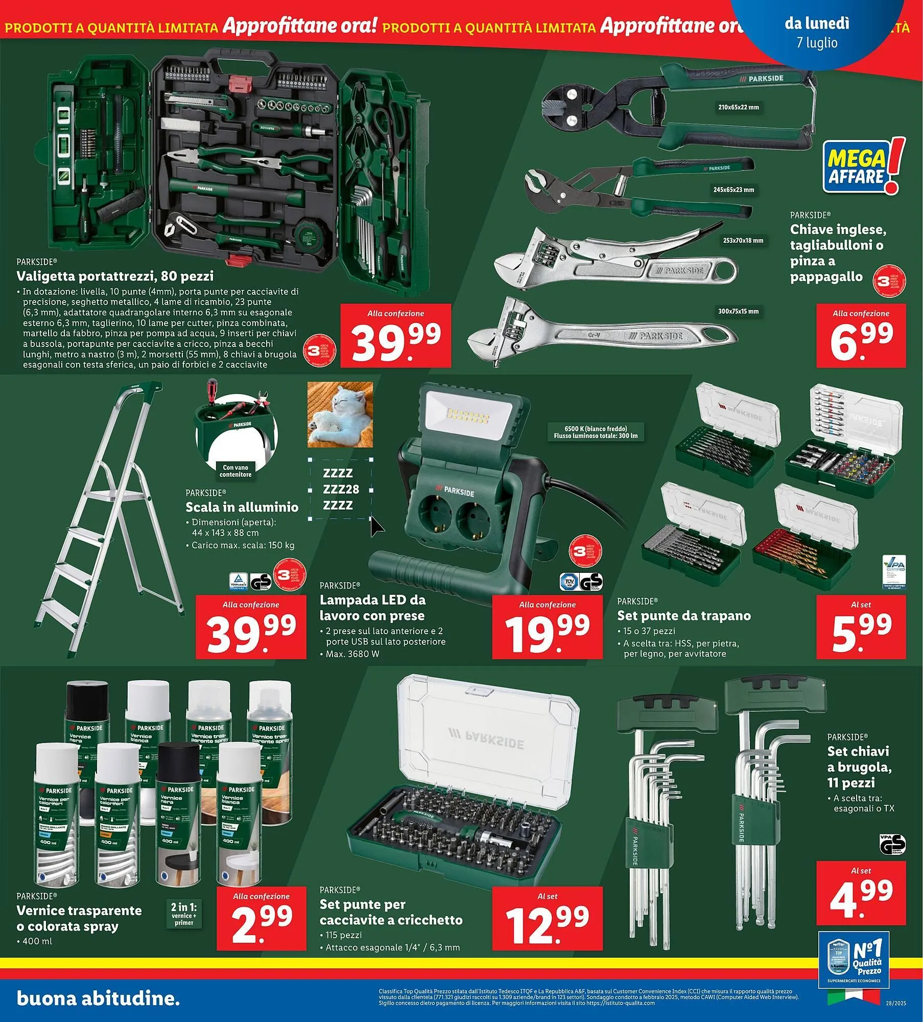 Volantino Lidl da 7 luglio a 13 luglio di 2025 - Pagina del volantino 25