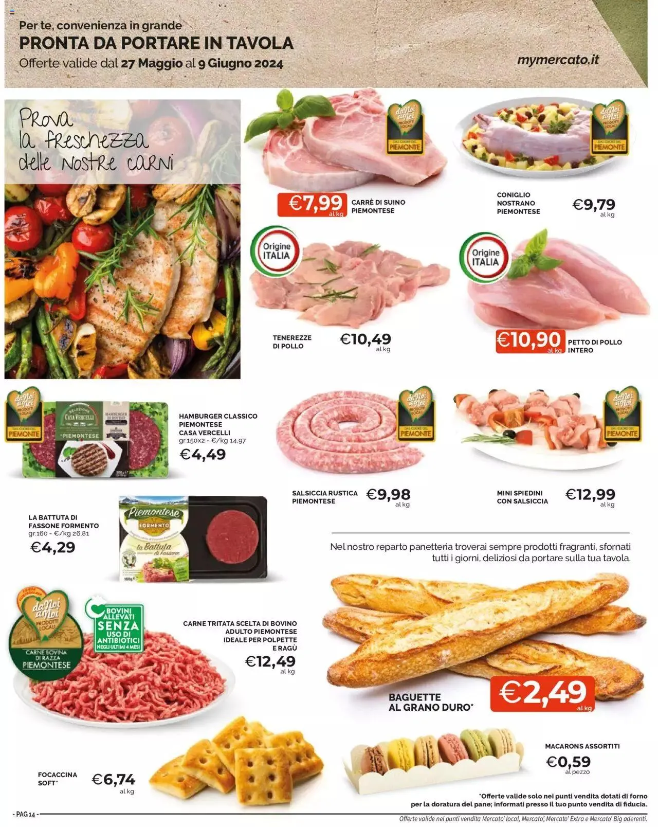 Volantino Mercatò da 27 maggio a 9 giugno di 2024 - Pagina del volantino 14