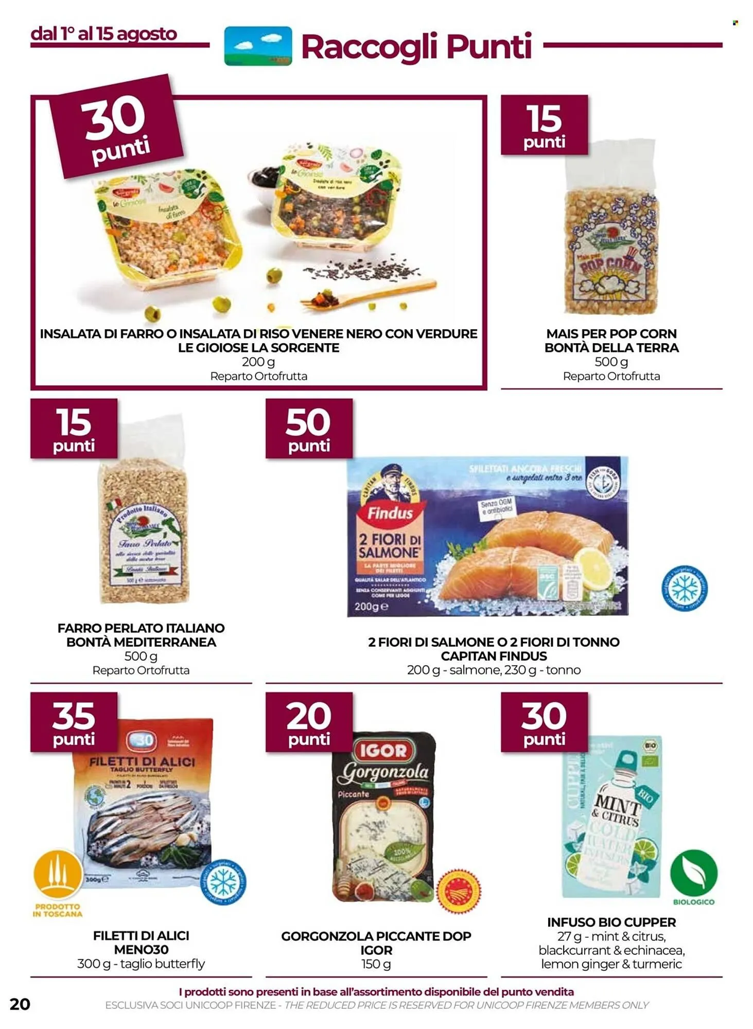 Volantino Unicoop da 7 agosto a 20 agosto di 2025 - Pagina del volantino 20