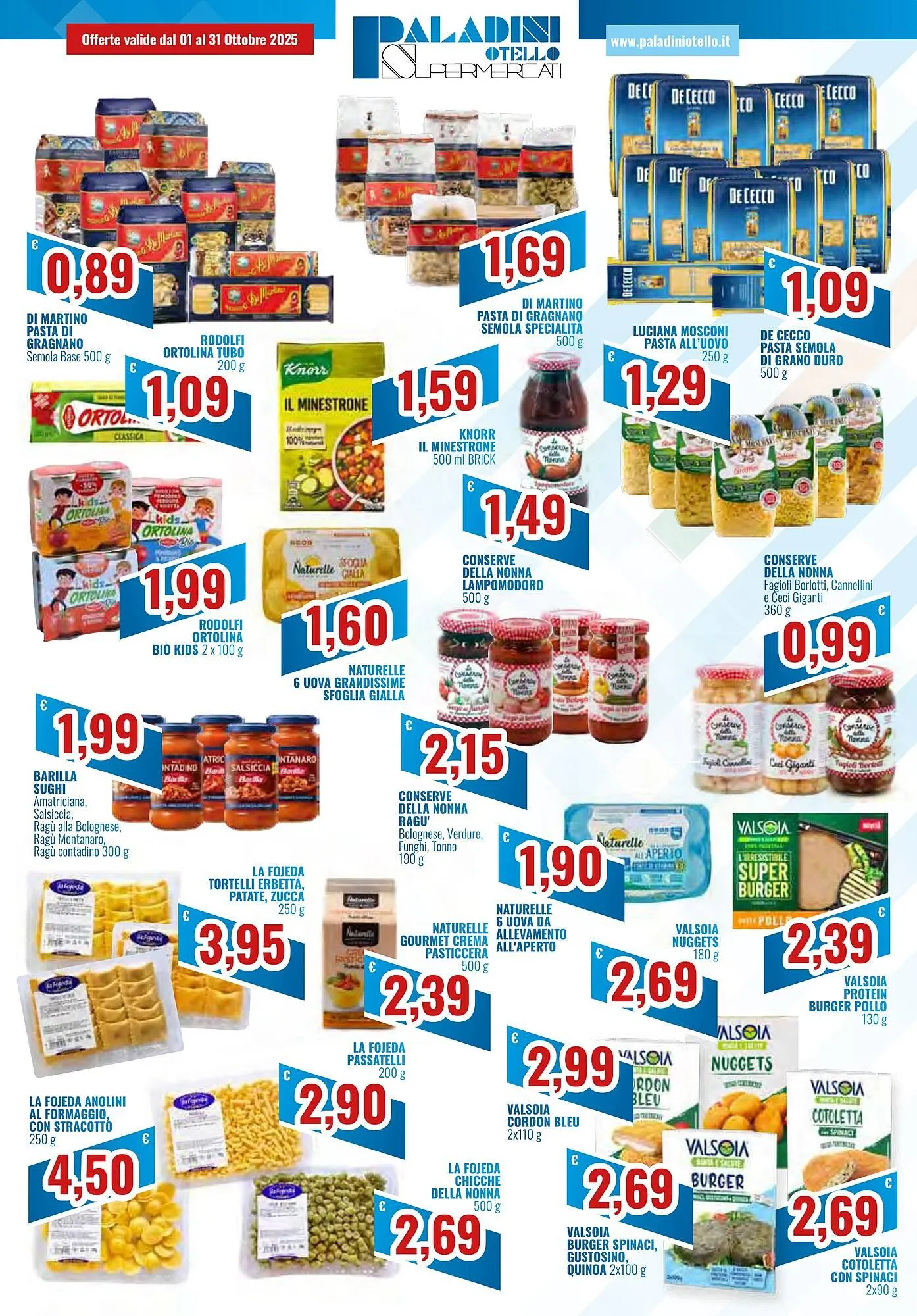 Volantino Paladini Otello Supermercato da 1 ottobre a 31 ottobre di 2025 - Pagina del volantino 4