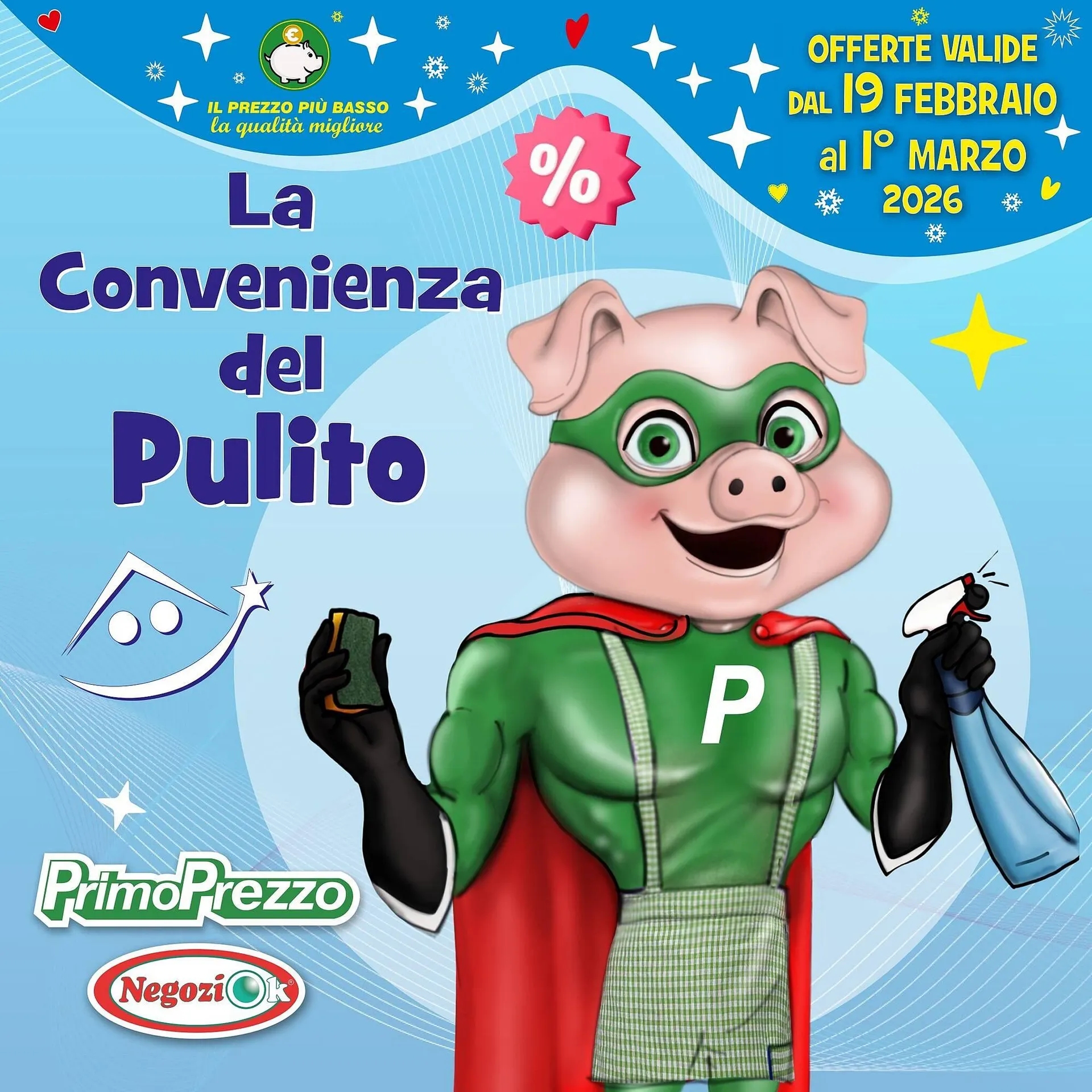 Volantino Primo Prezzo da 19 febbraio a 1 marzo di 2026 - Pagina del volantino 1