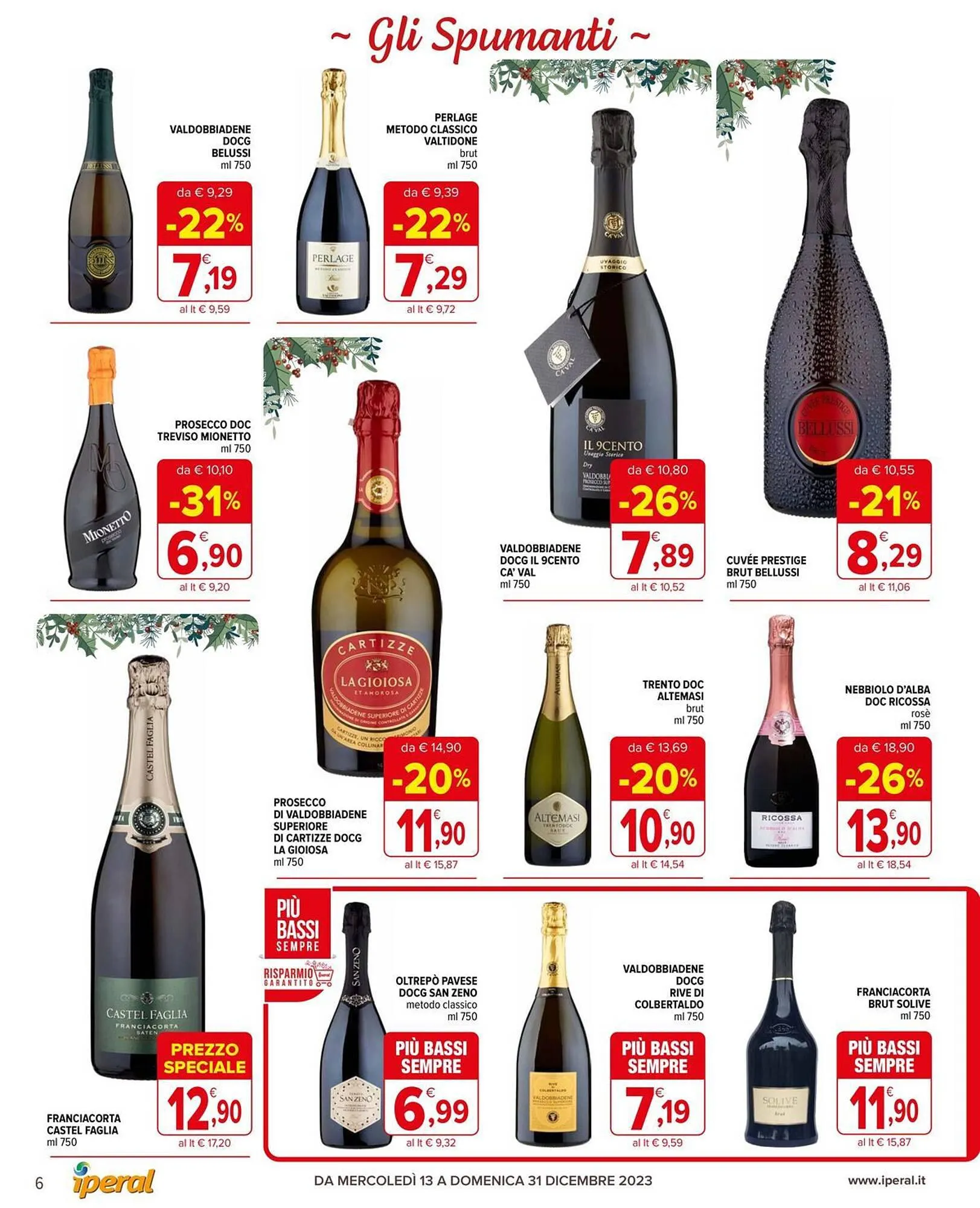 Volantino Iperal da 13 dicembre a 31 dicembre di 2023 - Pagina del volantino 6