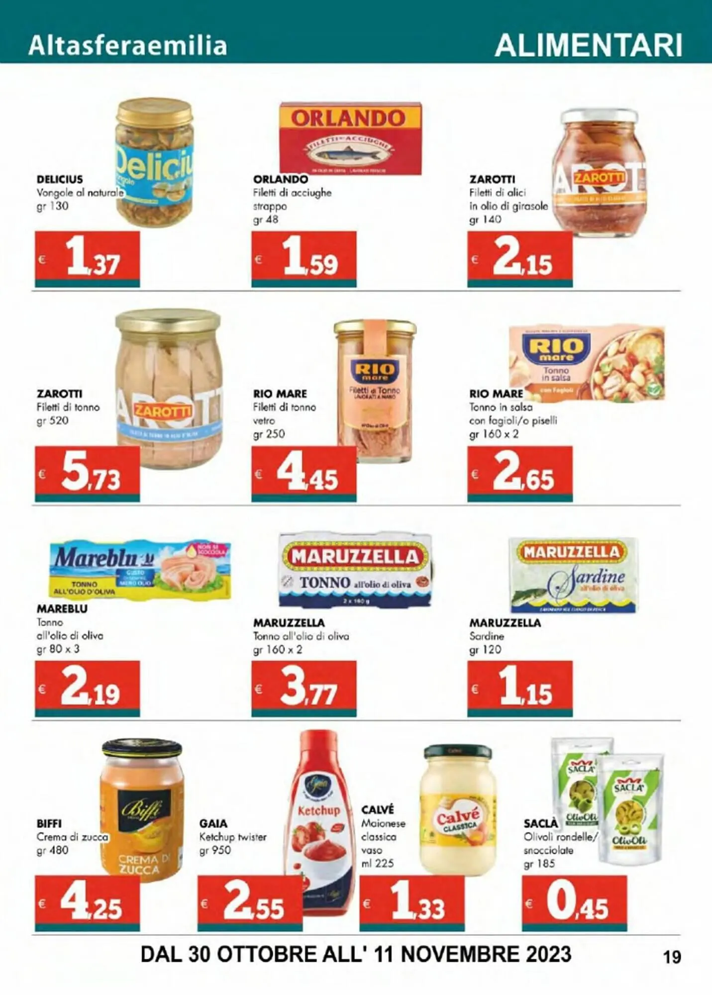 Volantino Altasfera da 30 ottobre a 11 novembre di 2023 - Pagina del volantino 19