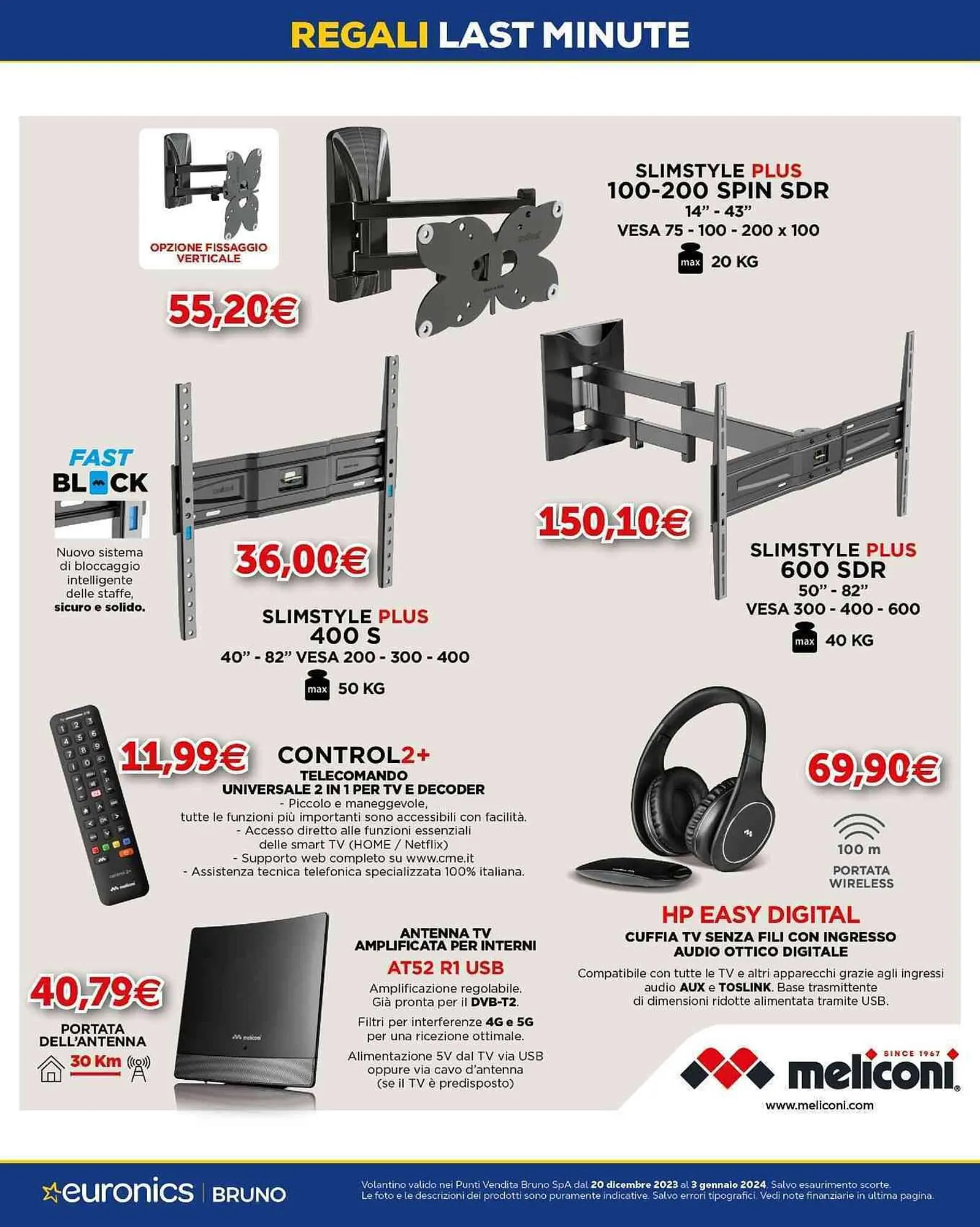 Volantino Euronics da 20 dicembre a 3 gennaio di 2024 - Pagina del volantino 13