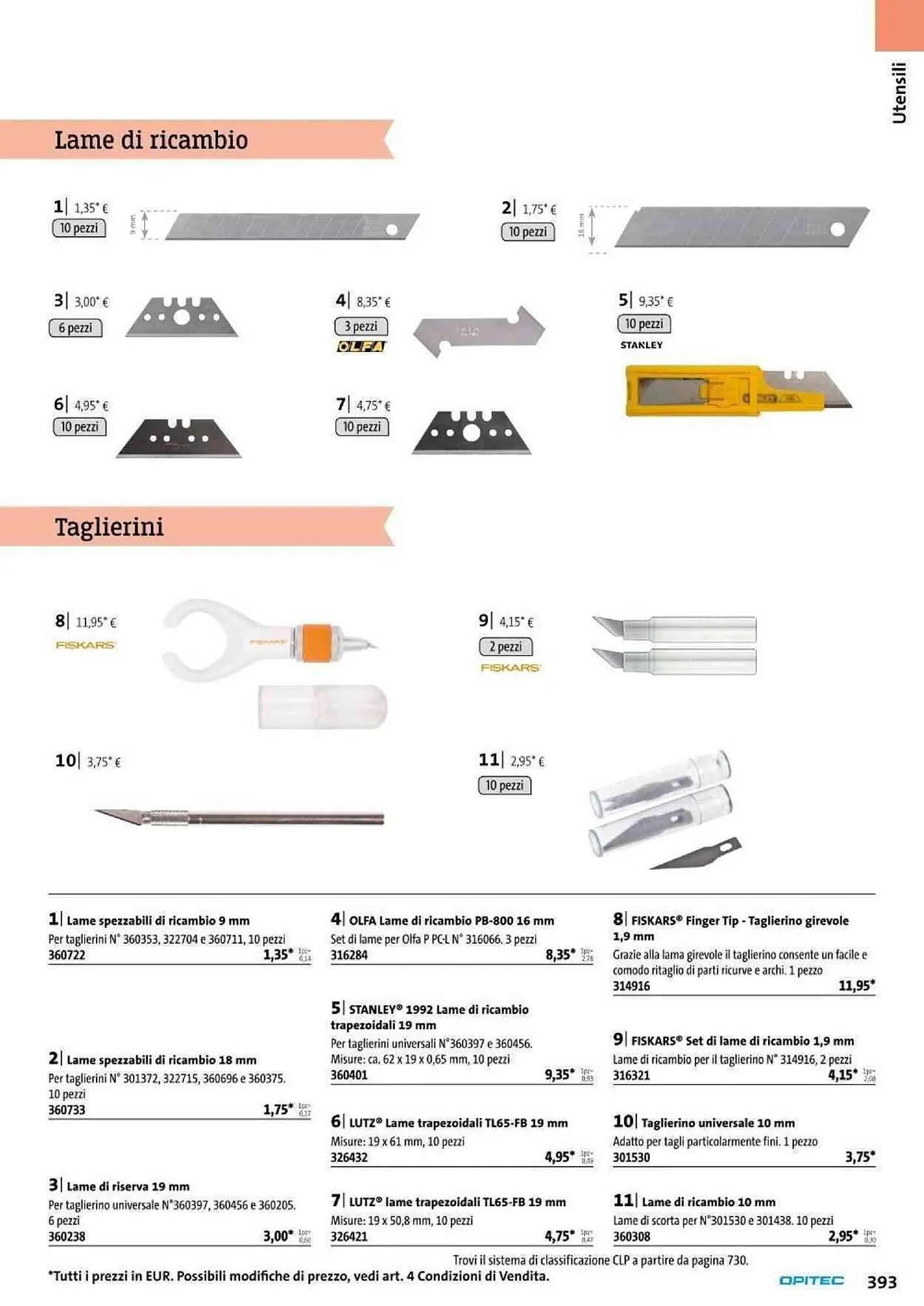 Volantino Opitec da 6 gennaio a 31 agosto di 2024 - Pagina del volantino 393