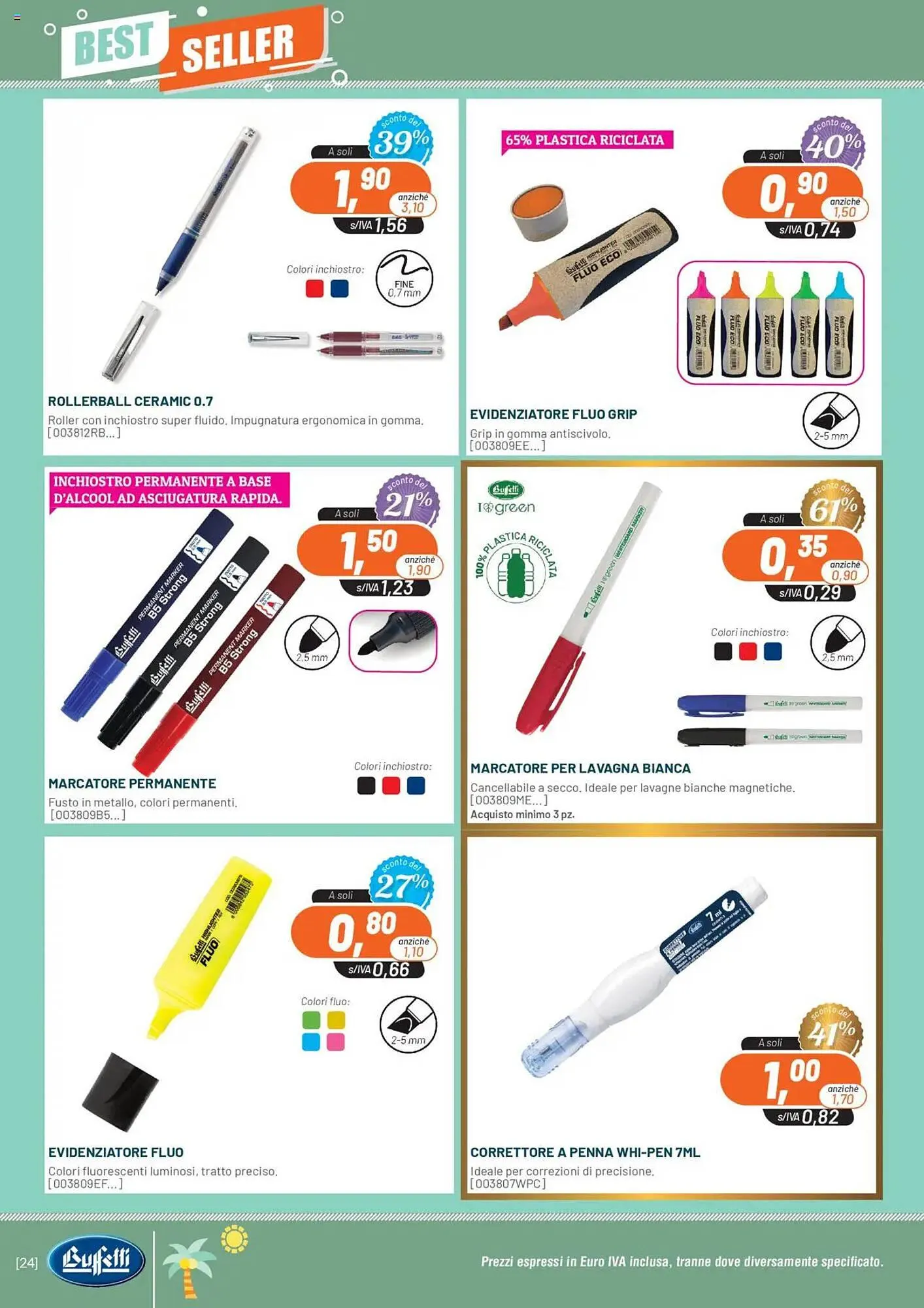 Volantino Buffetti da 1 maggio a 30 giugno di 2025 - Pagina del volantino 24