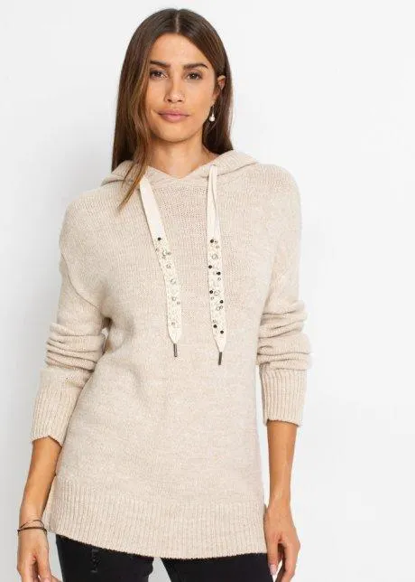 Maglione con cappuccio