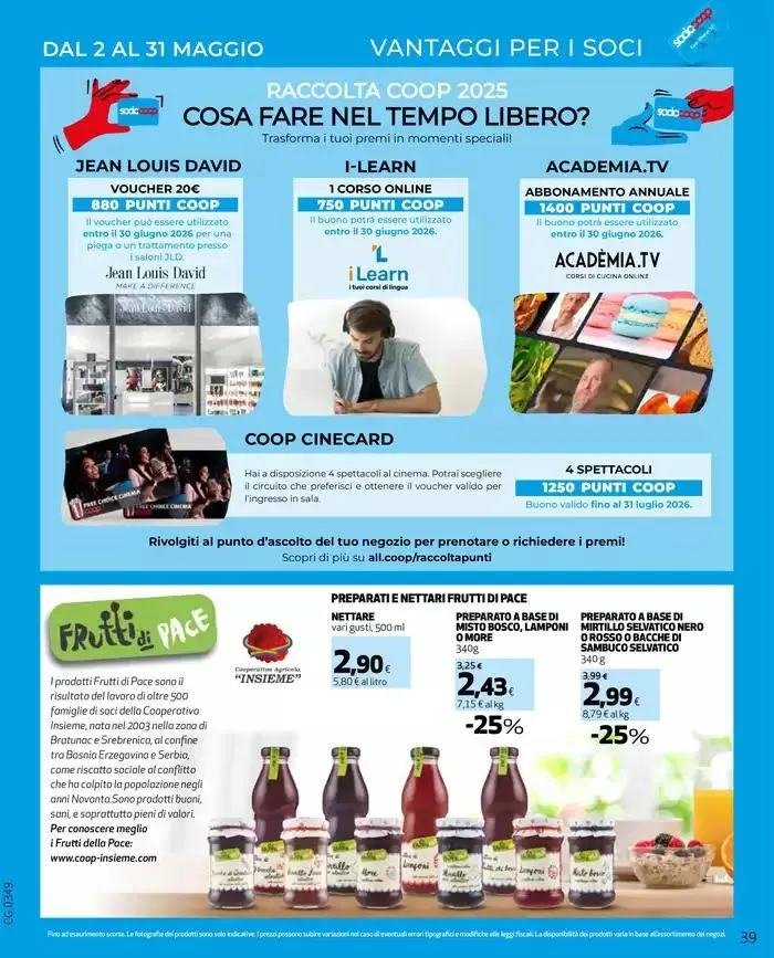 Dal 23 aprile al 7 maggio 2025 da 23 aprile a 7 maggio di 2025 - Pagina del volantino 39
